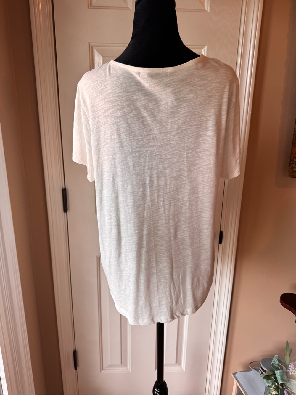 Sanctuary By My Side Tie Hem Pointelle Top - White - Sz x-large - Picture 4 of 8